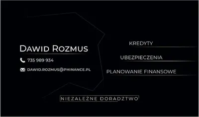 Dawid Rozmus Doradca Finansowy.